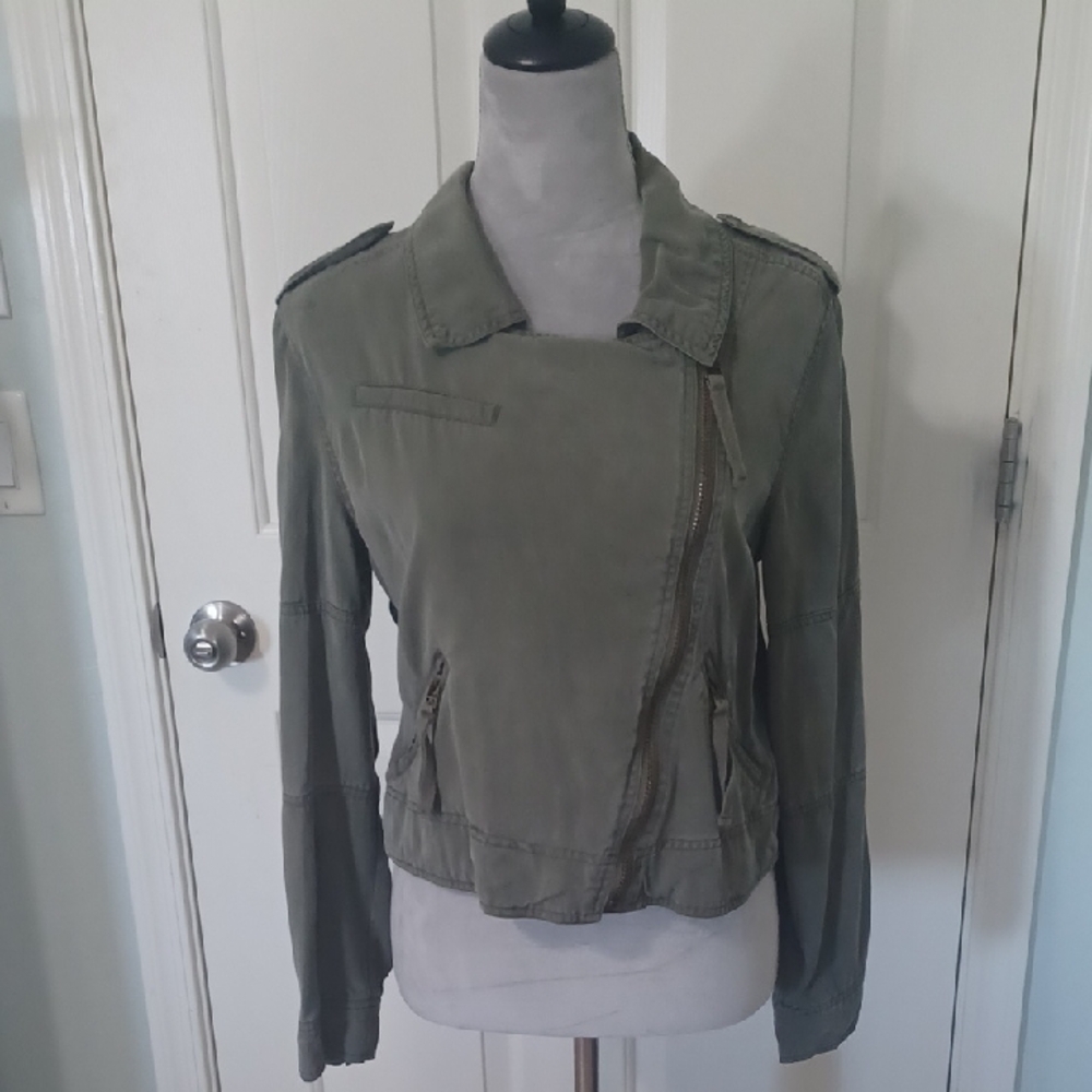 Kensie Olive Utility Jacket